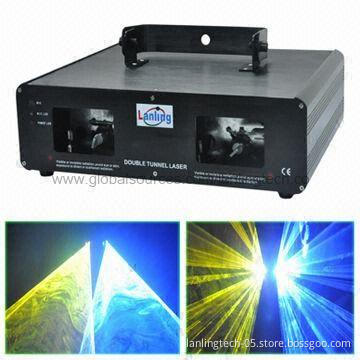 600mW Double-laser Stage Lights for DJ Lighting, Comes in Yellow and Cyan